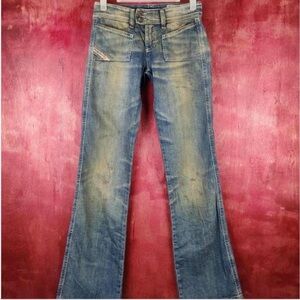 Diesel Blue Distressed Jeans